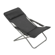 Polohovací lehátko Lafuma TRANSABED BeComfort šedá Dark Grey