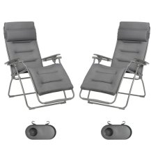 Zvýhodněná sada: 2x FUTURA BeComfort standard šedá Silver + 2× držák nápojů ZDARMA