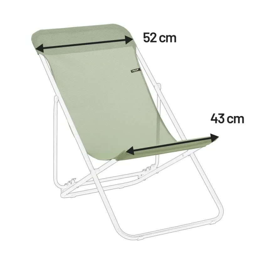 Náhradní potah lehátka - Typ lehátka: TRANSATUBE2, Barva potahu: Zelená Moss, Potah: BatylineISO