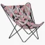 Náhradní potah designové motýlí skládací křeslo Lafuma POP UP XL Airlon růžová Palm rose.
