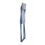 Sada BALCONY II – skládací stůl 64×70 cm + 2 ultra kompaktní židle | ColorBlock modrá Indigo