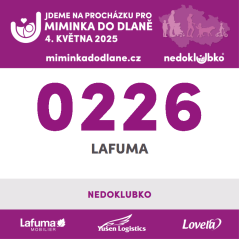 Lafuma NÁBYTEK hrdě podporuje Běh a procházku pro miminka do dlaně