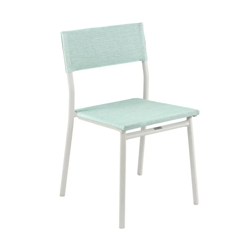 Venkovní jídelní židle Lafuma ORON - Barva potahu: Hnědá Moka, Potah: BeComfort, Barva rámu: Šedá Titan, Typ židle: S područkami