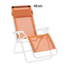 Náhradní potah relaxační křeslo Lafuma MOBILIER R Clip Batyline®ISO oranžová Clementine.