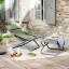 Zvýhodněná sada: Polohovací lehátko TRANSABED BeComfort zelená Olive + podnožka NEXT BeComfort zelená Olive