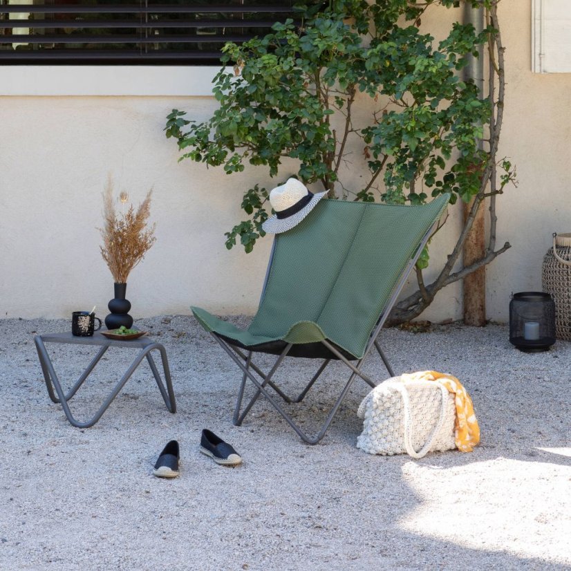 Motýlí křeslo POP UP XL BeComfort zelená Olive