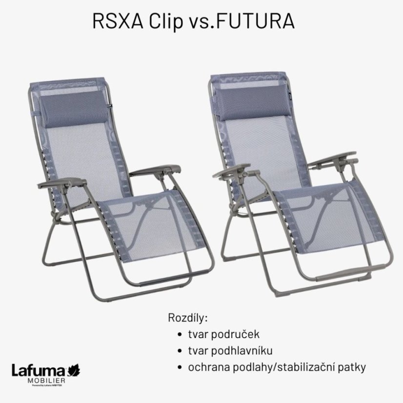 Relaxační křeslo Lafuma RSX Clip XL AirComfort červená Bordeaux