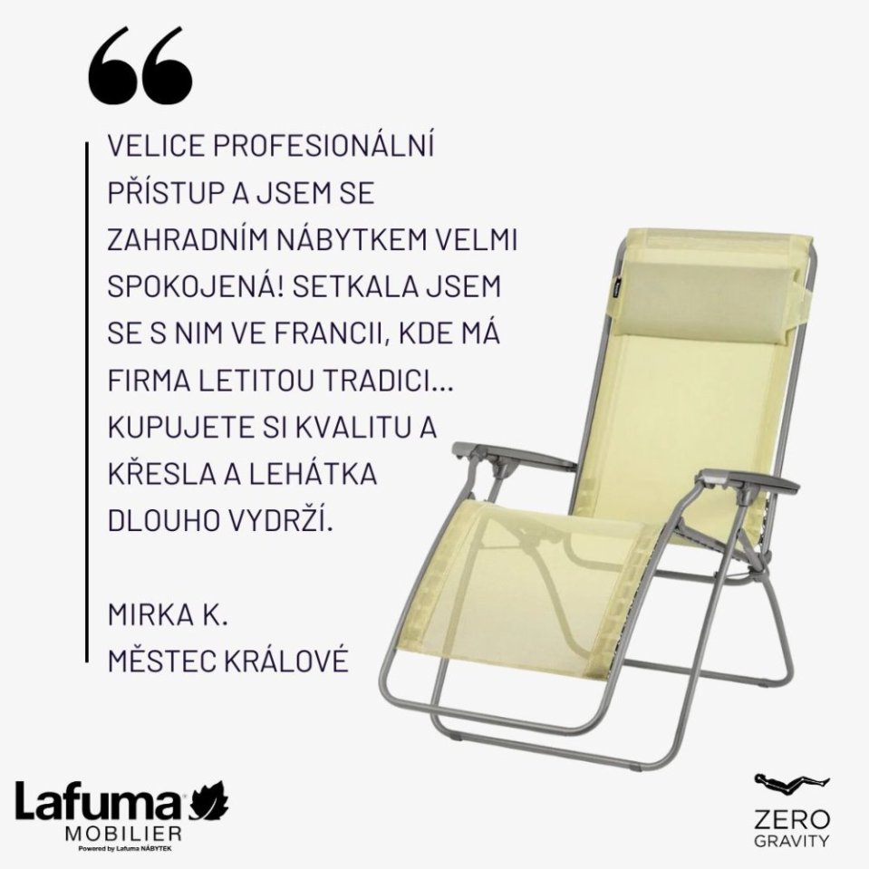 Zákaznice, která se se značkou setkala ve Francii, oceňuje letitou tradici firmy a profesionální přístup, přičemž zdůrazňuje, že nákupem získáváte kvalitu s dlouhou životností.