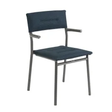 Venkovní jídelní židle s područkami ORON BeComfort modrá Bleu Encre Venkovní jídelní židle s područkami ORON BeComfort modrá Bleu Encre