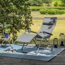 Zvýhodněná sada: 2 relaxační křesla Lafuma RSXA Clip LightComfort vel. standard šedá Ombre
