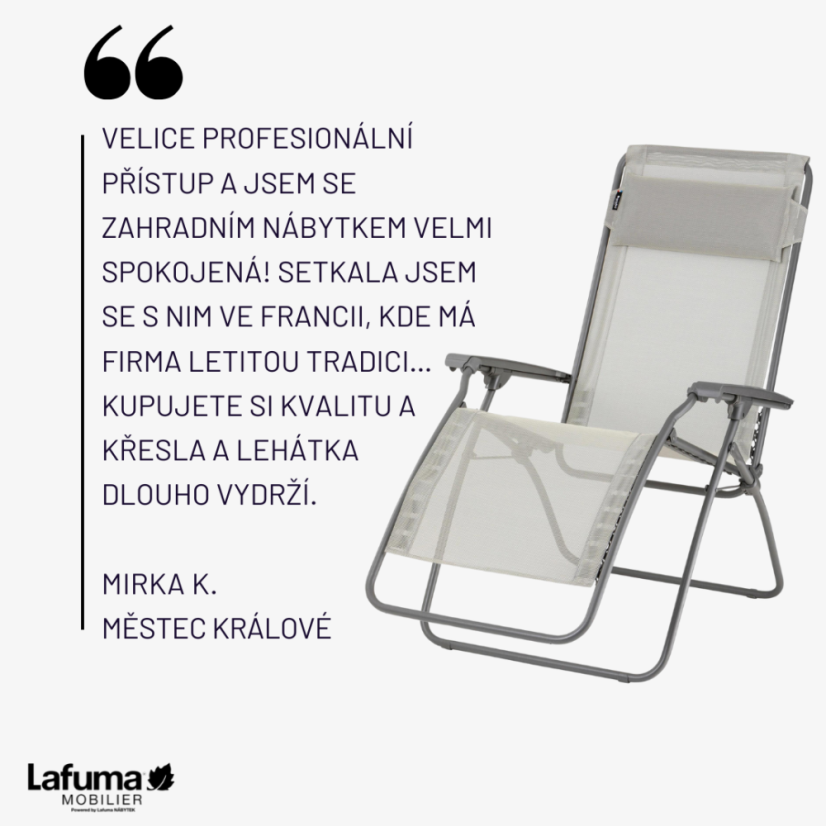 Sada s krytem relaxační křeslo RSXA Clip BatylineISO hnědá Graphite