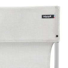 Lafuma BALCONY II béžová skládacia balkónová stolička Seigle – sada 2 ks