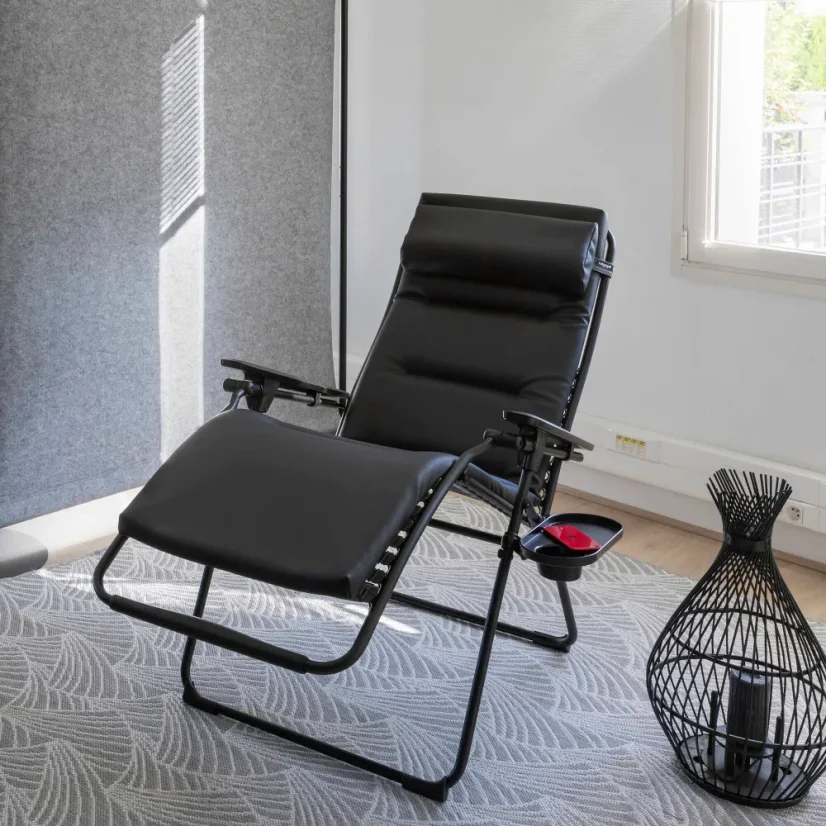 Profesionálne relaxačné kreslo ECLIPSE čierna Nori