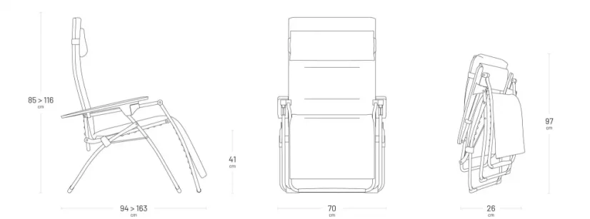 Profesionálne relaxačné kreslo ECLIPSE čierna Nori