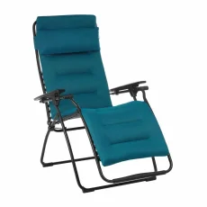 Relaxační křeslo Lafuma FUTURA AirComfort modrá Coral blue - čelní pohled.
