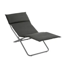 Skládací lehátko BAYANNE chaise lounge Hedona šedá ONYX