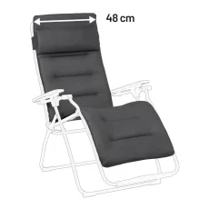 Náhradní potah relaxační křeslo Lafuma RSX/FUTURA BeComfort® šedá Dark Grey.