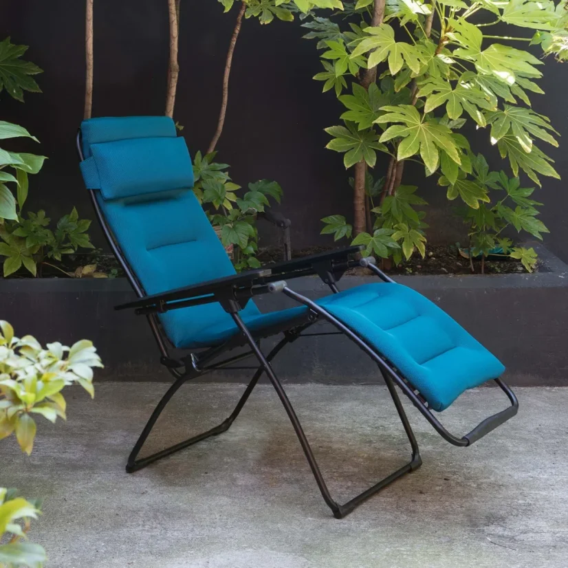 Nastavitelné zahradní křeslo Lafuma FUTURA AirComfort® modrá Coral blue