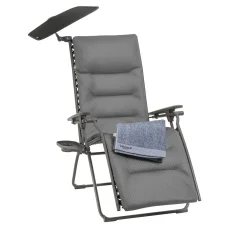 Sada křeslo ZERO GRAVITY a příslušenství Lafuma Evolution BeComfort šedá Ash Grey