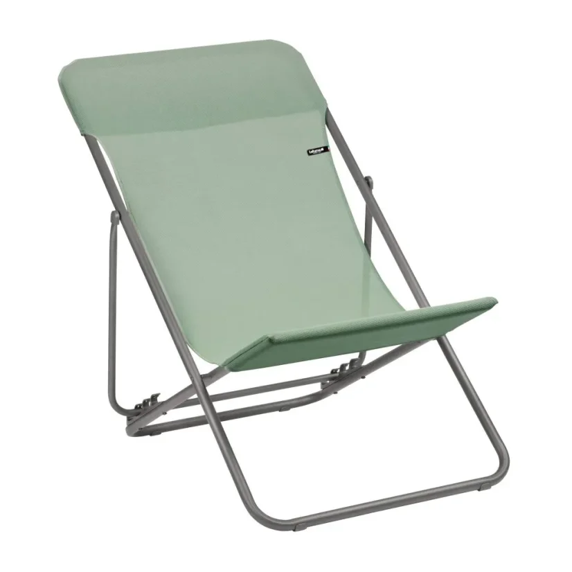 Profi polohovací lehátko Lafuma HELIO XL Velio® zelená Aloe