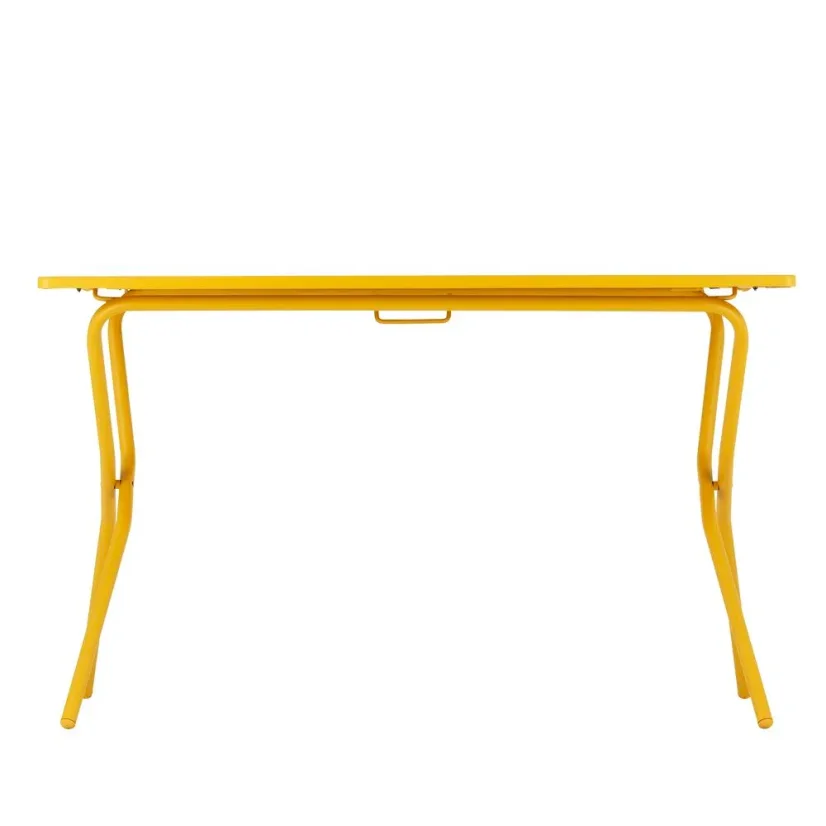 Skládací venkovní stůl Lafuma BALCONY II žlutá Miel – 120×70 cm