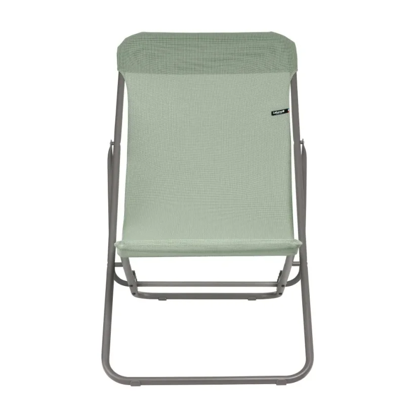 Profi polohovací lehátko HELIO - Velikost: XL, Barva potahu: Zelená Aloe, Potah: Velio, Barva rámu: Šedá Titan