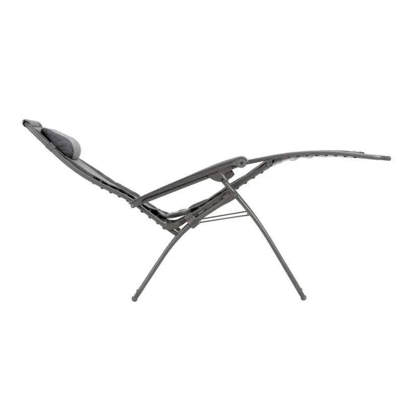 Sada 2 Relaxační křeslo Lafuma Mobilier RSXA Clip LightComfort šedá Ombre