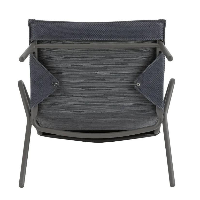 Nízké lounge křeslo VENCE BeComfort šedá Dark Grey