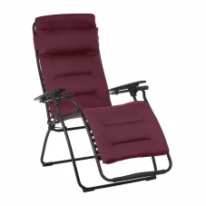 Relaxačné kreslo Lafuma FUTURA AirComfort, bordová červená – pohľad spredu.