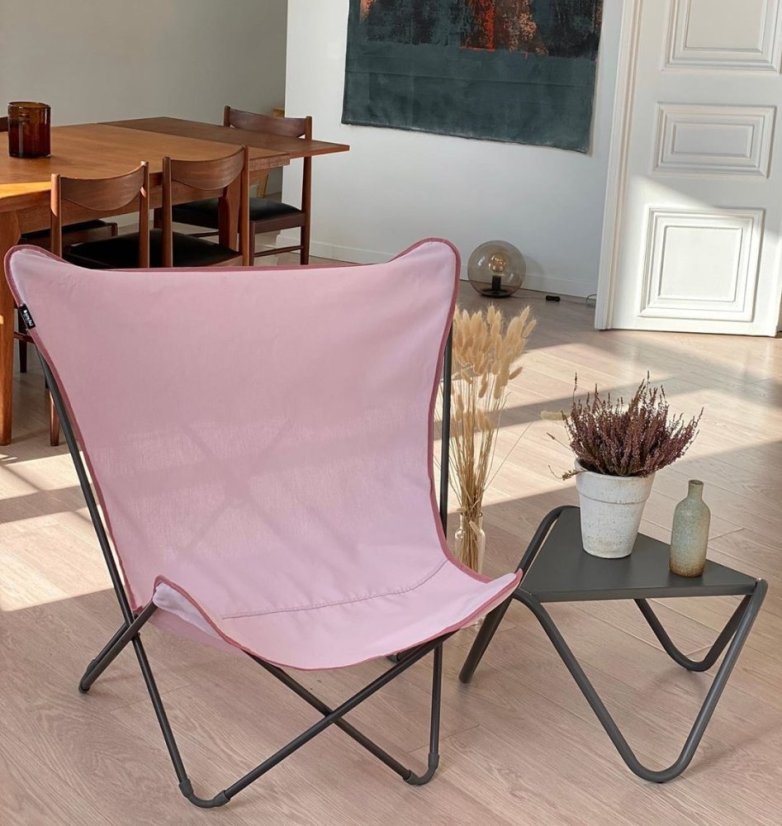 Motýlí křeslo Lafuma POP UP XL Airlon růžová Rose