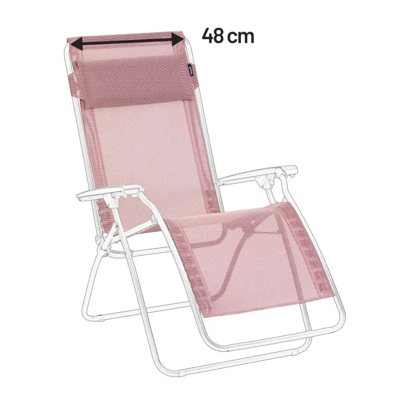 Náhradní potah relaxační křeslo Lafuma MOBILIER R Clip Batyline®ISO růžová Cerisier.