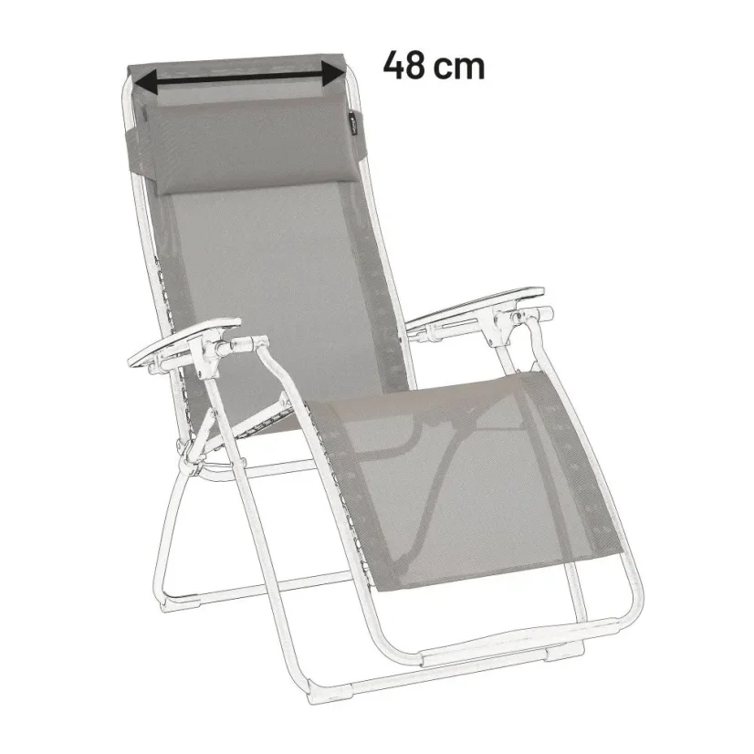 Náhradní potah relaxační křeslo Lafuma RSXA/FUTURA Batyline®ISO hnědá Terre