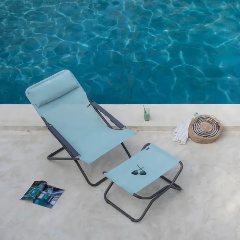 Podnožka Lafuma NEXT BatylineDUO modrozelená Mistral