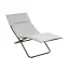 Skládací lehátko BAYANNE chaise lounge Tundra šedá Granit