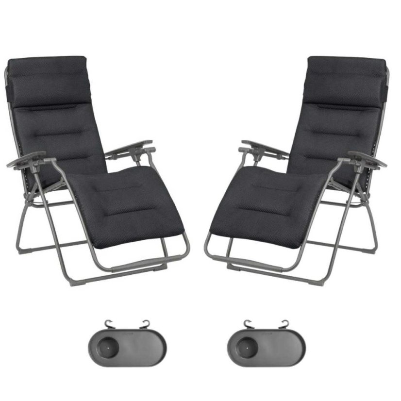 Zvýhodněná sada: 2x FUTURA BeComfort vel. standard šedá Dark Grey + 2× držák nápojů ZDARMA