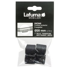 Náhradní chrániče podlahy relaxační křeslo Lafuma 20 mm černá Black.