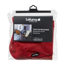 Náhradní potah designové motýlí skládací křeslo Lafuma MAXI POP UP červená Garance.