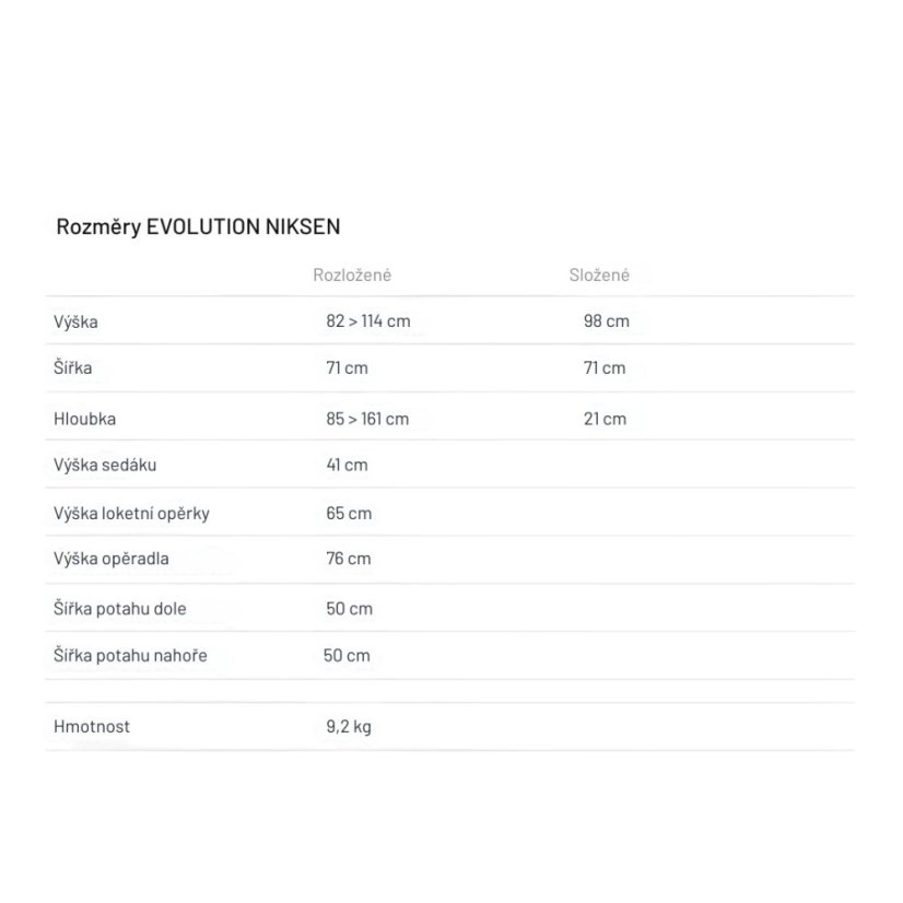 Relaxační křeslo Lafuma EVOLUTION NIKSEN šedá Cendre