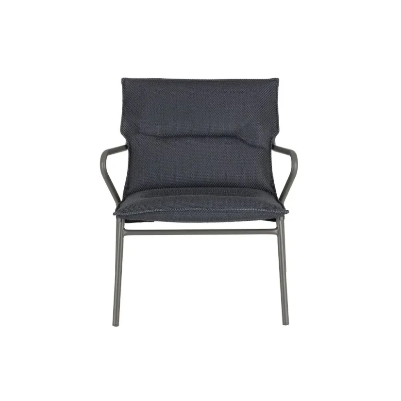 Nízké lounge křeslo VENCE BeComfort šedá Dark Grey