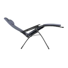 Relaxačné kreslo Lafuma VITAL v polohe Zero Gravity – nohy nad úrovňou srdca. Relaxačné kreslo Lafuma VITAL v polohe Zero Gravity – nohy nad úrovňou srdca.