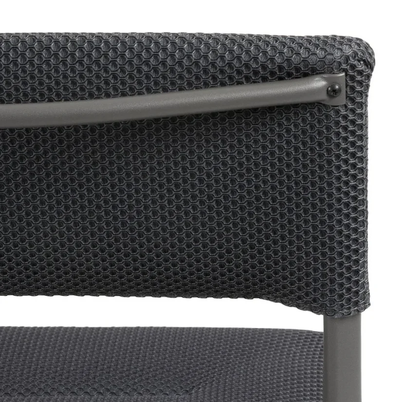 Venkovní jídelní židle Lafuma ORON BeComfort šedá Dark Grey