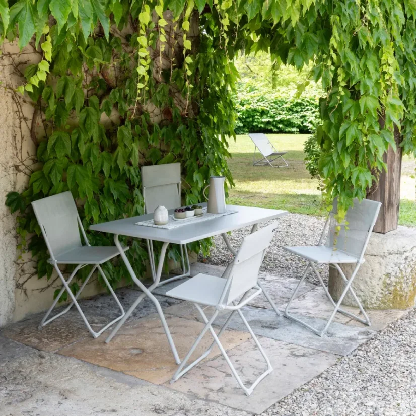 Skládací balkonová židle Lafuma BALCONY II béžová Seigle – sada 2 ks