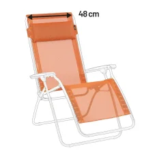 Náhradní potah relaxační křeslo Lafuma MOBILIER R Clip Batyline®ISO oranžová Clementine.
