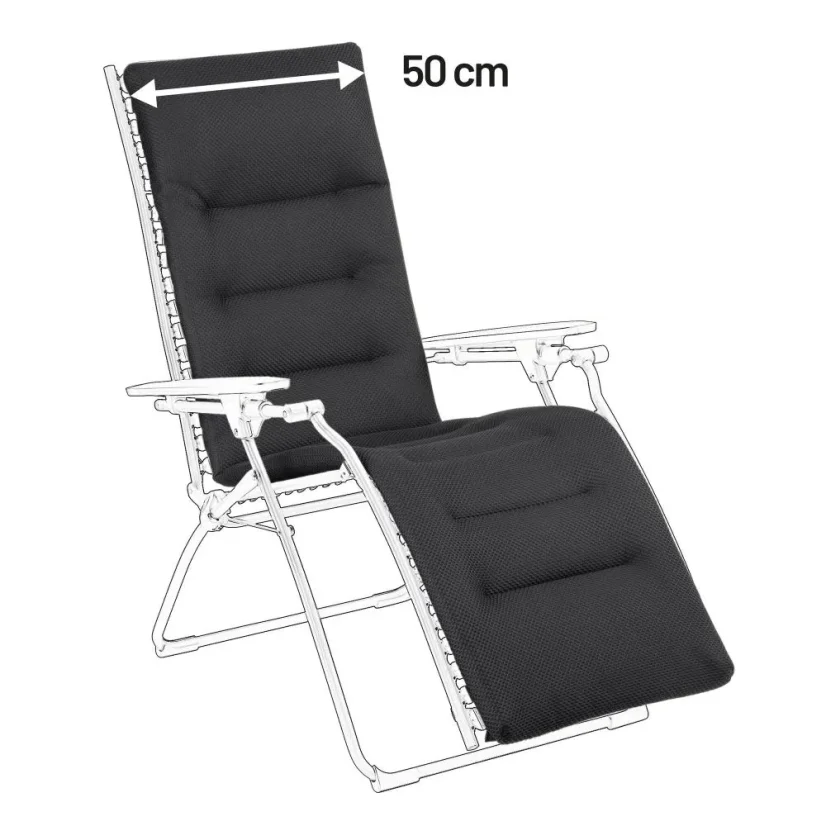 Náhradní potah relaxační křeslo Lafuma EVOLUTION BeComfort® šedá Dark Grey