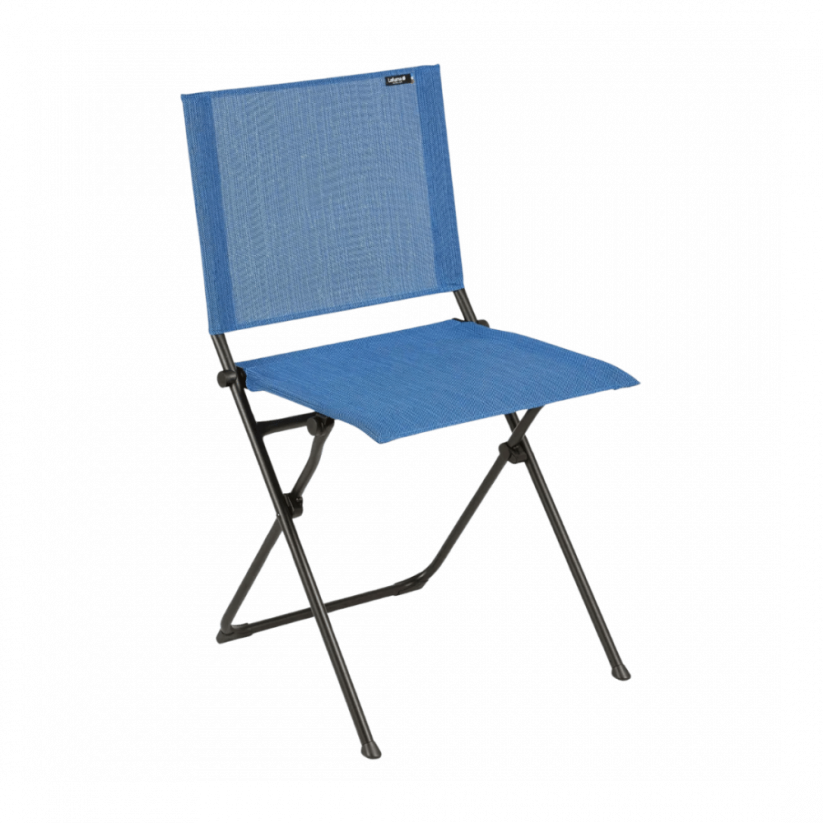 Venkovní jídelní židle Lafuma ANYTIME - Barva potahu: Šedá Obsidian, Potah: BatylineDUO, Barva rámu: Šedá Titan, Typ židle: Bez područek