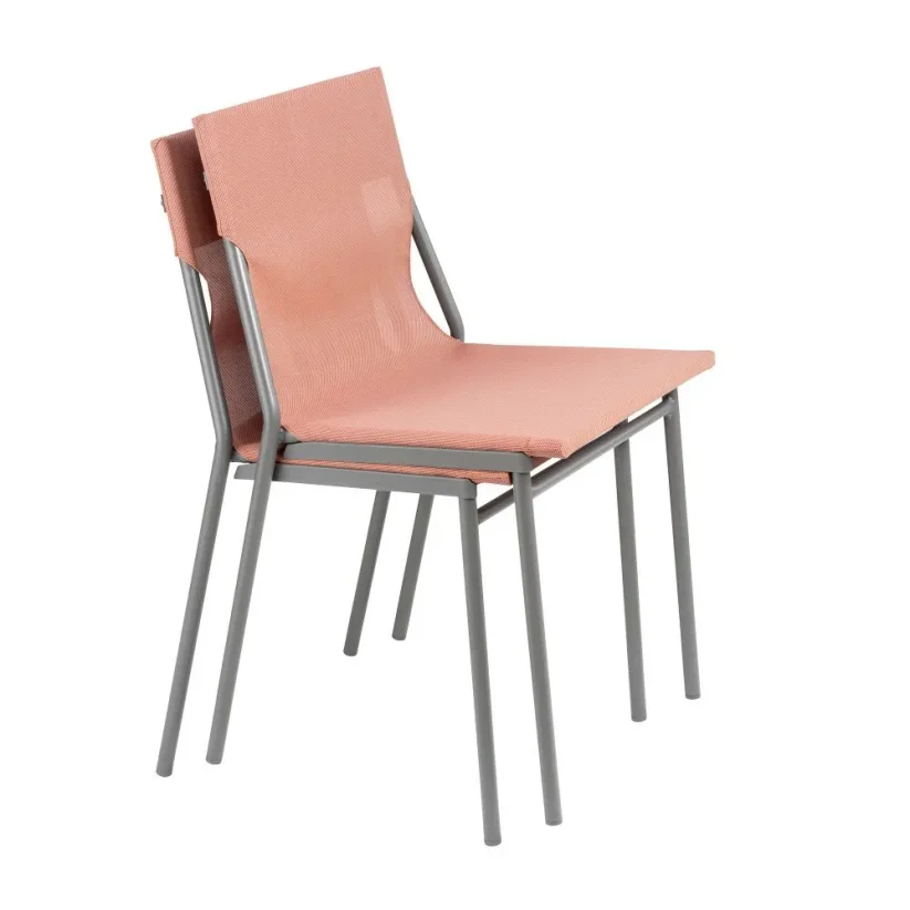 Profi venkovní židle Lafuma HORIZON - Barva potahu: Hnědá Noisette T, Potah: BatylineDUO, Barva rámu: Šedá Titan, Typ židle: S područkami, Výška židle: Standard