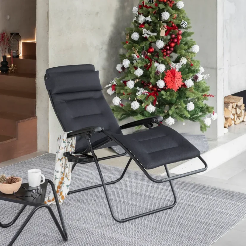 Relaxační křeslo Lafuma Mobilier RSX Clip AirComfort černá Acier