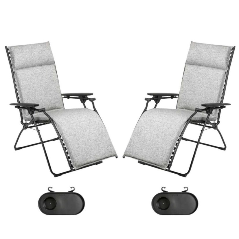 Zvýhodněná sada 2x relaxační křeslo BAYANNE Tundra šedá Granit