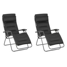 Sada 2 relaxační křeslo ZERO GRAVITY Lafuma RSX Clip AirComfort titan/černá Acier. Sada 2 relaxační křeslo ZERO GRAVITY Lafuma RSX Clip AirComfort titan/černá Acier.