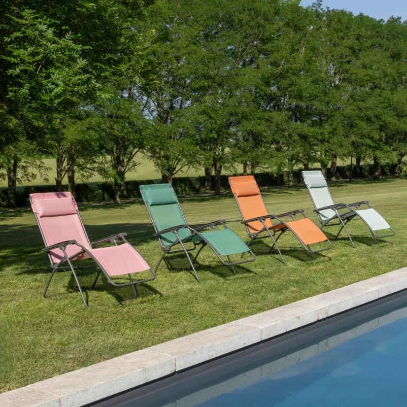 Relaxačné kreslo Lafuma R Clip ružová Cerisier